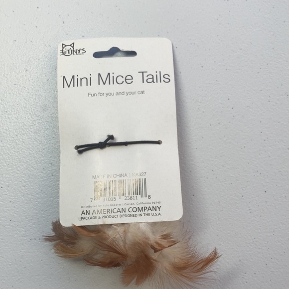 Cozy animal CAT sock crew length with feather mice Cat Toys - Picture 16 of 16